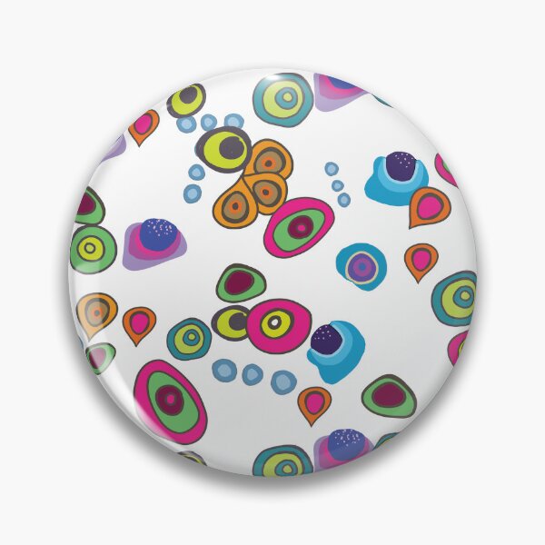 Item preview, Whimsical Retro Mod with Organic Circles Hand-Drawn Dots designed and sold by phatlizzardart.
