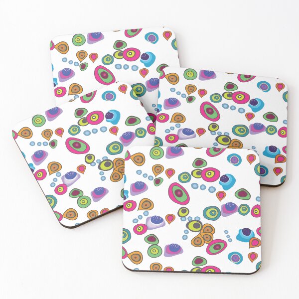 Item preview, Whimsical Retro Mod with Organic Circles Hand-Drawn Dots designed and sold by phatlizzardart.