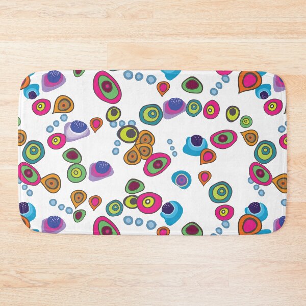Item preview, Whimsical Retro Mod with Organic Circles Hand-Drawn Dots designed and sold by phatlizzardart.