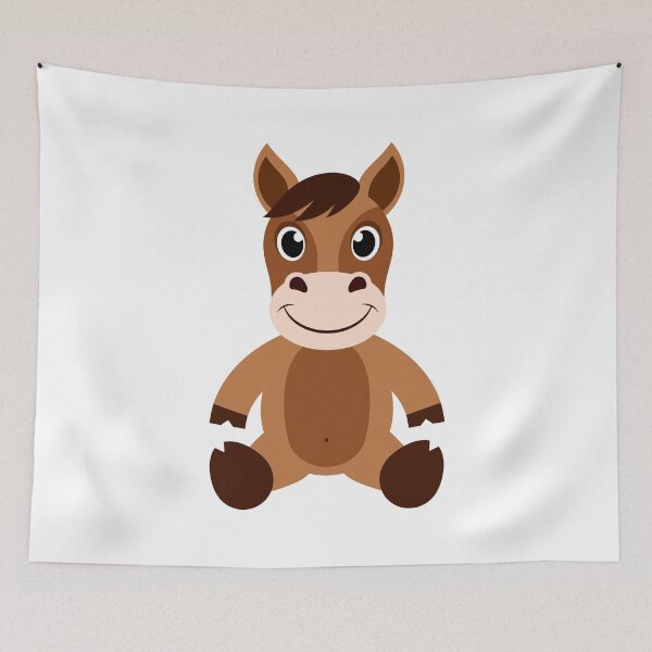 Item preview, Cute Barnyard Horse designed and sold by Captain Creative.