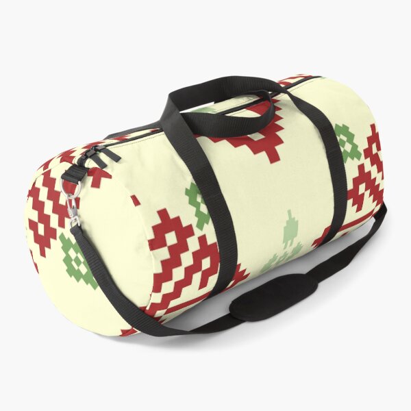 Item preview, Seamless red tribal pattern with geometric ethnic ornaments, inspired by traditional folk textile art. designed and sold by kasune-shop.
