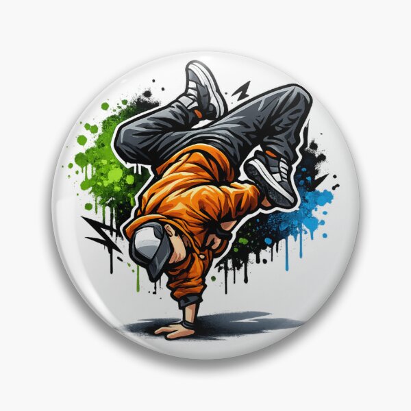Item preview, Graffiti Flow B-Boy Dancer designed and sold by HubiUrbanStudio.