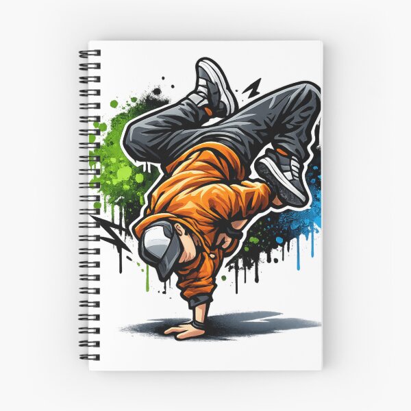 Item preview, Graffiti Flow B-Boy Dancer designed and sold by HubiUrbanStudio.