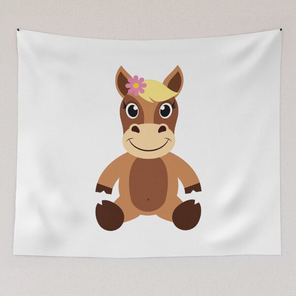 Item preview, Cute Barnyard Horse designed and sold by Captain Creative.