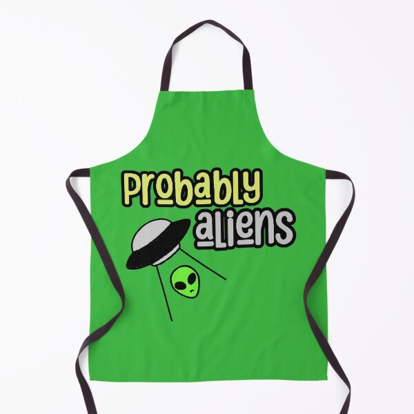 Item preview, Probably Aliens Minimalist Green UFO T-Shirt | Geeky Alien Design for Gamers and Space Fans designed and sold by AstronautMerch.