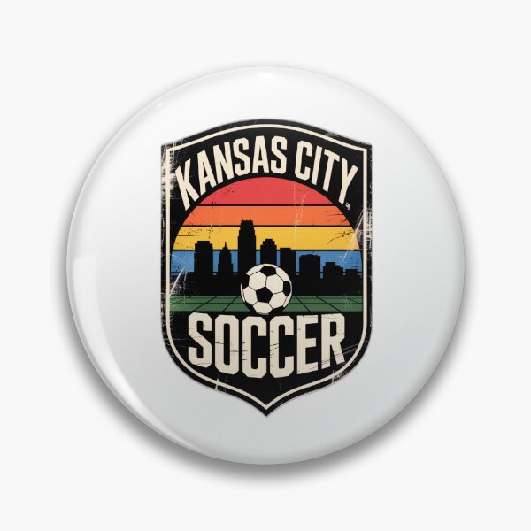 Item preview, Vintage Kansas City Soccer Gift - Retro Badge designed and sold by EverydayThreadz.