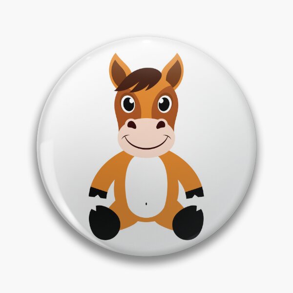 Item preview, Cute Barnyard Horse designed and sold by Captain Creative.