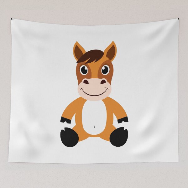 Item preview, Cute Barnyard Horse designed and sold by Captain Creative.