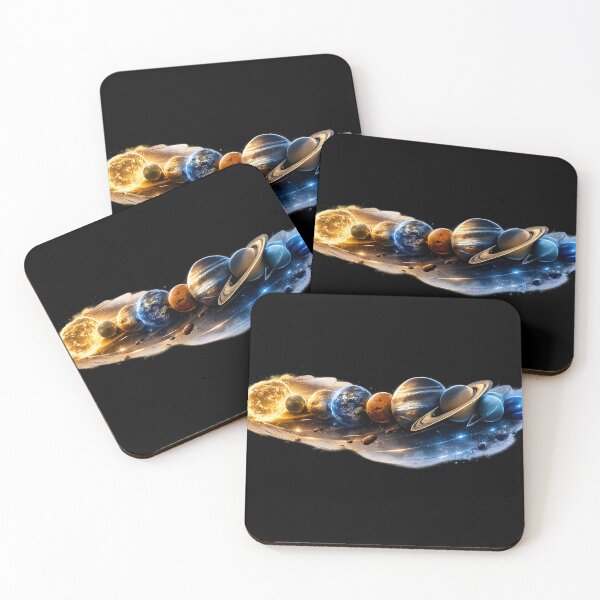 Item preview, Cinematic Solar System Planet Illustration designed and sold by THE JIZU SHOP.