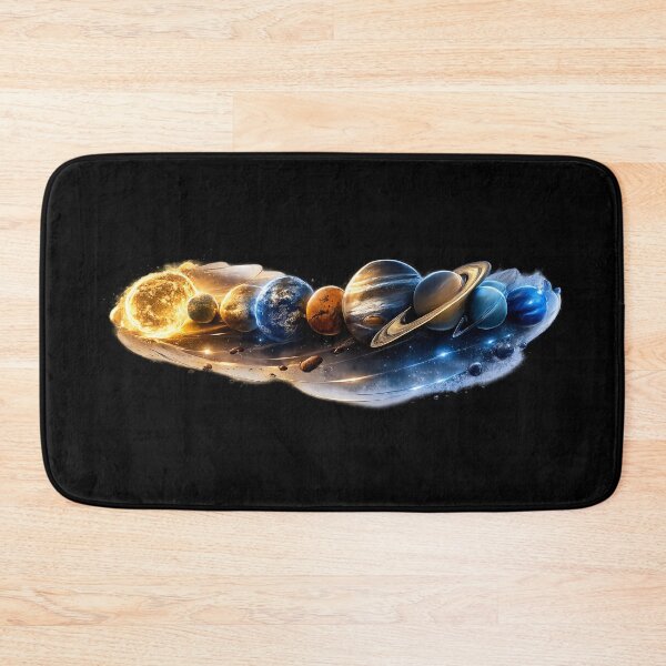 Item preview, Cinematic Solar System Planet Illustration designed and sold by THE JIZU SHOP.
