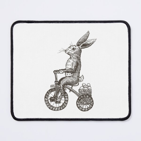 Item preview, Vintage Cycling Hare | Antique Engraving Bunny designed and sold by Hydravisions.