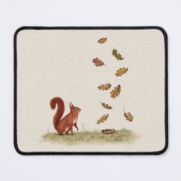 Item preview, Red Squirrel Falling Leaves designed and sold by SophieCorrigan.