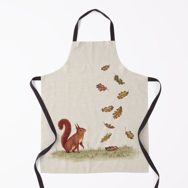 Item preview, Red Squirrel Falling Leaves designed and sold by SophieCorrigan.