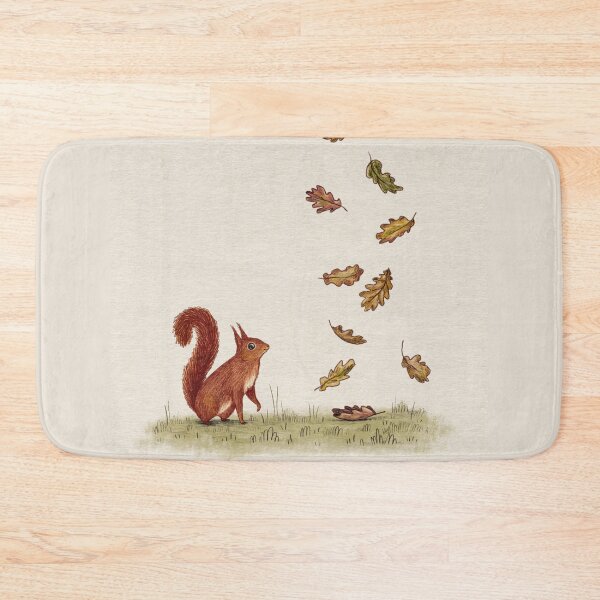 Item preview, Red Squirrel Falling Leaves designed and sold by SophieCorrigan.