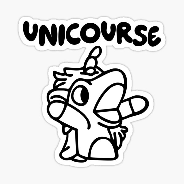 Item preview, bluey inspired unicourse line art design designed and sold by tonylau81.