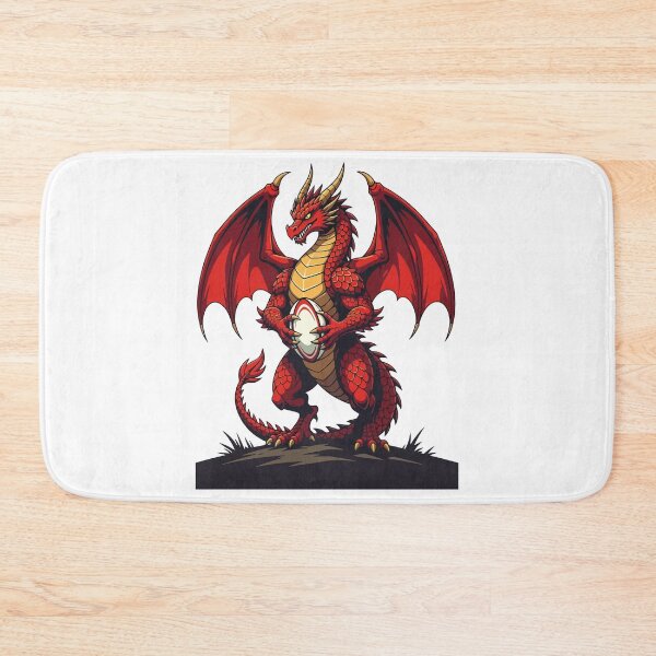 Item preview, The Fierce Focus Of Kickoff Red Dragon designed and sold by taiche.