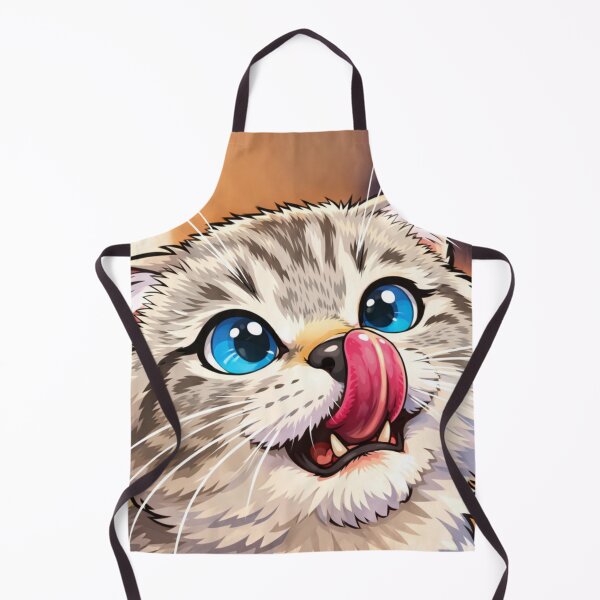 Item preview, Cat is licking designed and sold by Miryou.