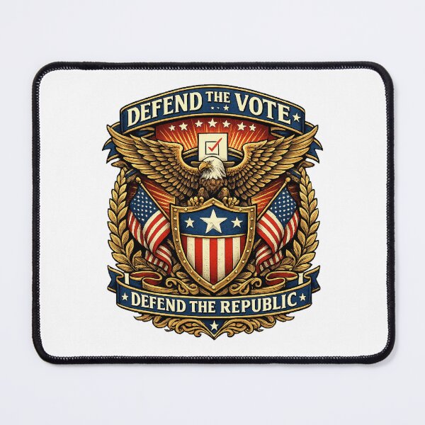 Item preview, Defend the Vote Defend the Republic Eagle Crest  designed and sold by The Junto Shop.