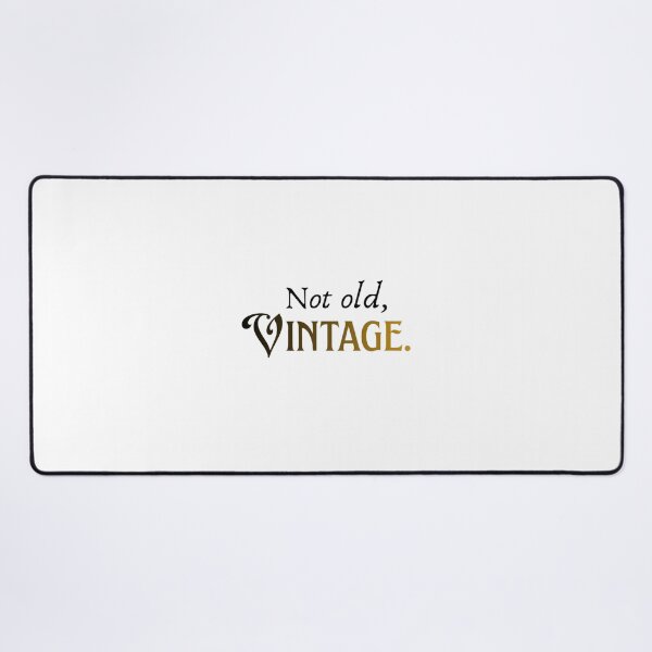 Item preview, Not Old, Vintage – Classy Retro Typography Design designed and sold by Artsy Corner.