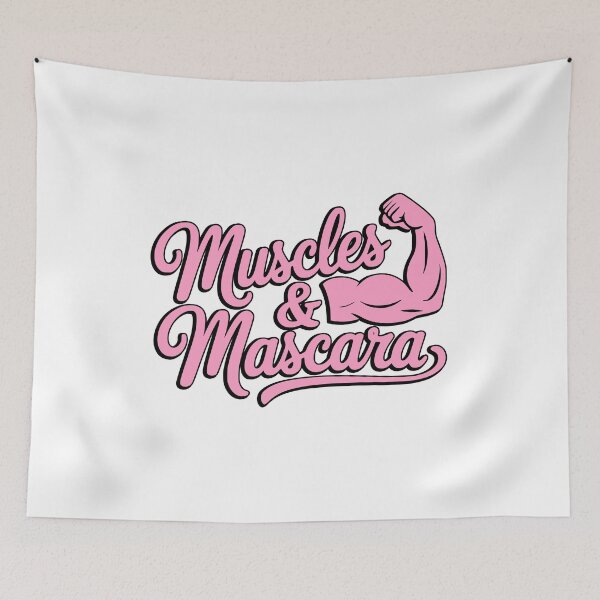 Item preview, Muscles And Mascara! Pink Gym Girl designed and sold by PMCreative.