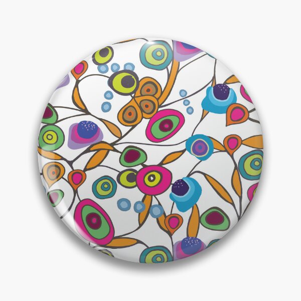 Item preview, Whimsical Retro Mod with Organic Circles Hand-Drawn Dots designed and sold by phatlizzardart.