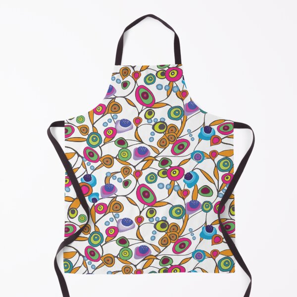 Item preview, Whimsical Retro Mod with Organic Circles Hand-Drawn Dots designed and sold by phatlizzardart.