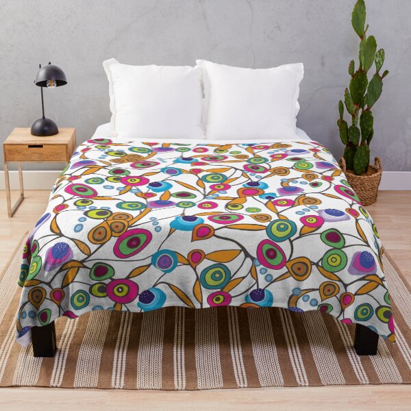 Item preview, Whimsical Retro Mod with Organic Circles Hand-Drawn Dots designed and sold by phatlizzardart.