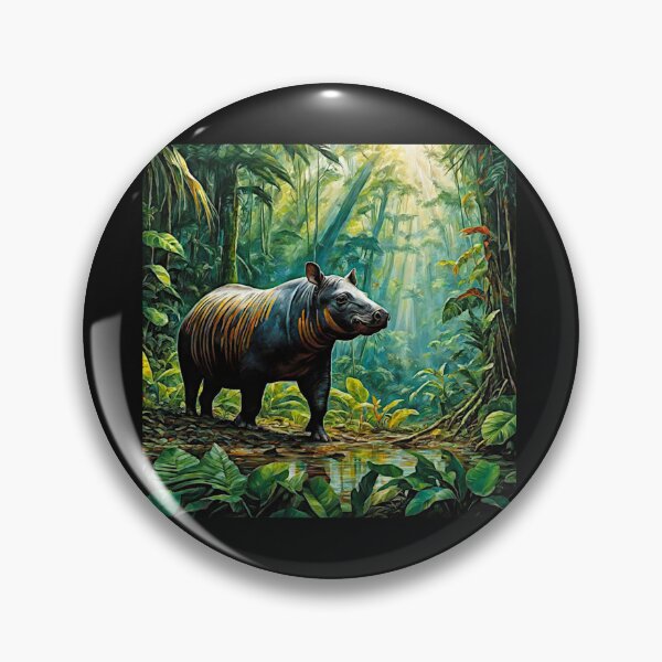Item preview, Surreal Tapir in Vibrant Rain Forest Bulk #11 designed and sold by Helios Be. Lavsh.