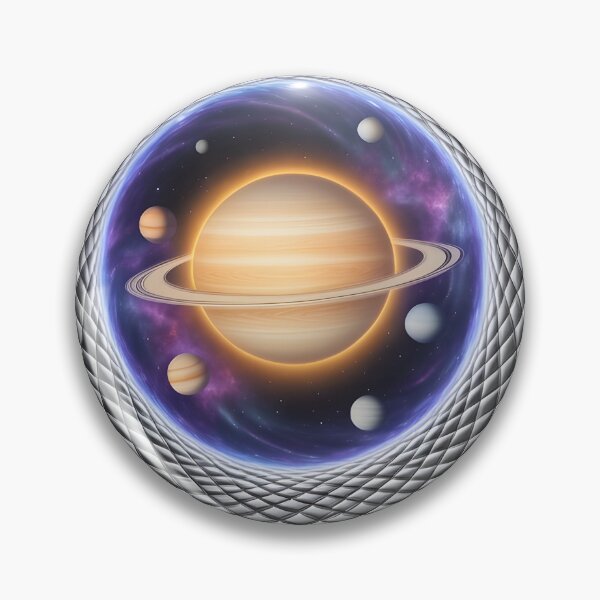 Item preview, Solar System Vortex Tunnel – Futuristic Cosmic Space Portal Art designed and sold by Uglyandcute.