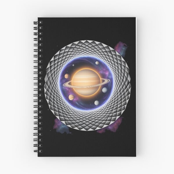 Item preview, Solar System Vortex Tunnel – Futuristic Cosmic Space Portal Art designed and sold by Uglyandcute.