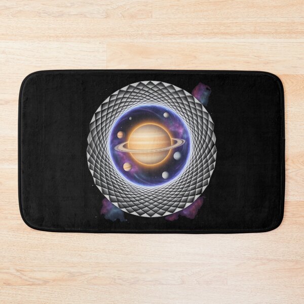 Item preview, Solar System Vortex Tunnel – Futuristic Cosmic Space Portal Art designed and sold by Uglyandcute.
