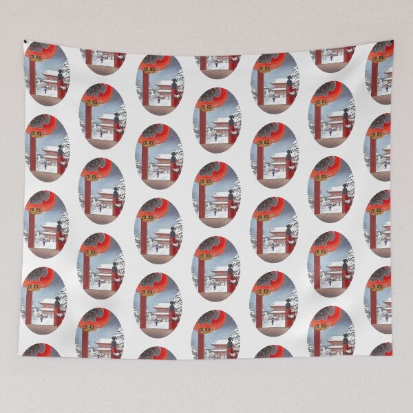Item preview, ASAKUSA KANNON TEMPLE IN SNOW - Nippon Ink designed and sold by RogueDrip.