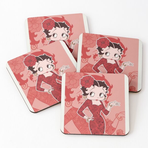 Item preview, Retro Red Rose Betty Boop designed and sold by LyssasMindArt.