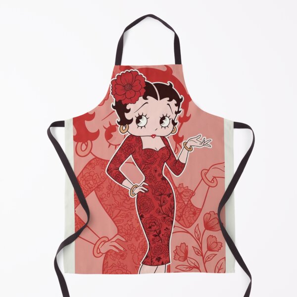 Item preview, Retro Red Rose Betty Boop designed and sold by LyssasMindArt.