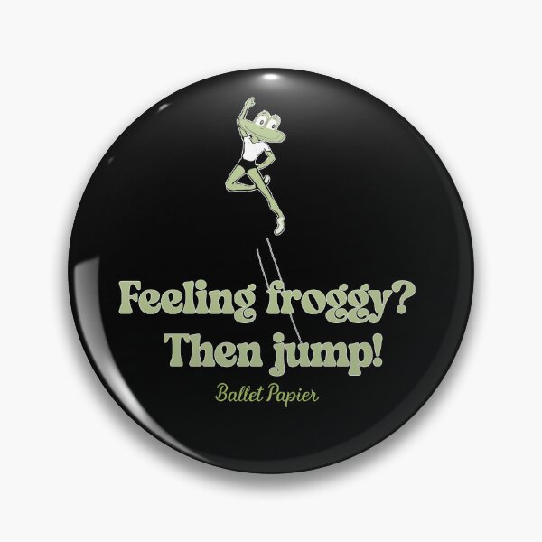 Item preview, Feeling froggy? Then jump! designed and sold by Ballet Papier.