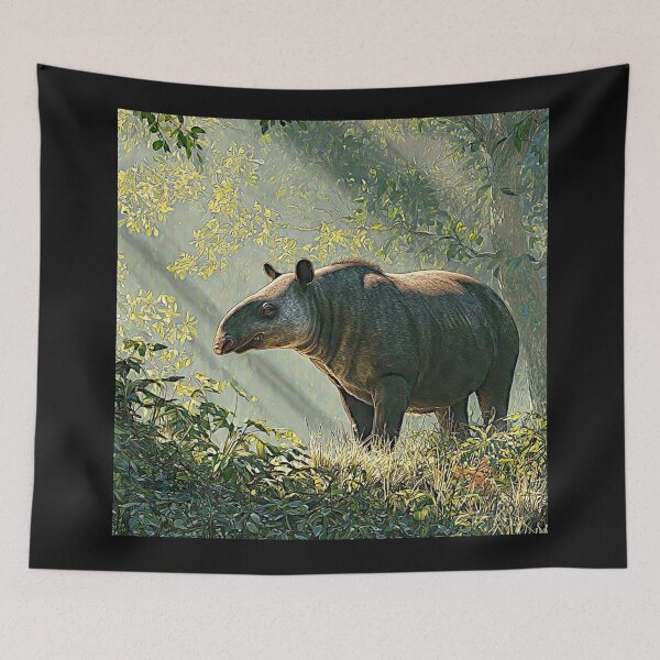 Item preview, Surreal Tapir in Vibrant Rain Forest Bulk #12 designed and sold by Helios Be. Lavsh.
