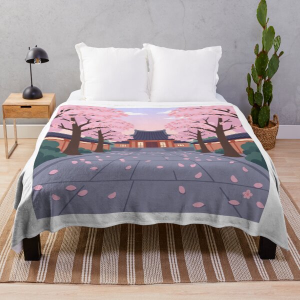 Item preview, Sakura Japan Aesthetic | Cherry Blossom Temple designed and sold by Hydravisions.
