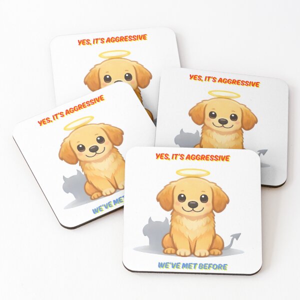 Item preview, Yes It’s Aggressive – Funny Vet Clinic Dog Humor Design designed and sold by Bettybee00.