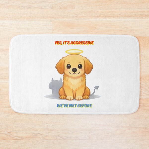 Item preview, Yes It’s Aggressive – Funny Vet Clinic Dog Humor Design designed and sold by Bettybee00.