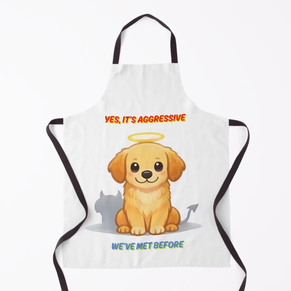 Item preview, Yes It’s Aggressive – Funny Vet Clinic Dog Humor Design designed and sold by Bettybee00.