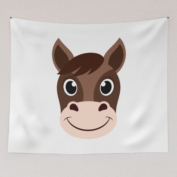 Item preview, Cute Barnyard Horse designed and sold by Captain Creative.