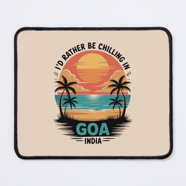Item preview, Goa India Poster – Tropical Sunset Party Travel Wall Art designed and sold by paulo silveira.