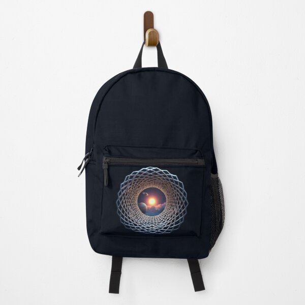 Item preview, Solar System Vortex Tunnel – Futuristic Cosmic Space Portal Art designed and sold by Uglyandcute.