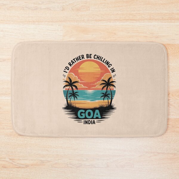 Item preview, Goa India Poster – Tropical Sunset Party Travel Wall Art designed and sold by paulo silveira.
