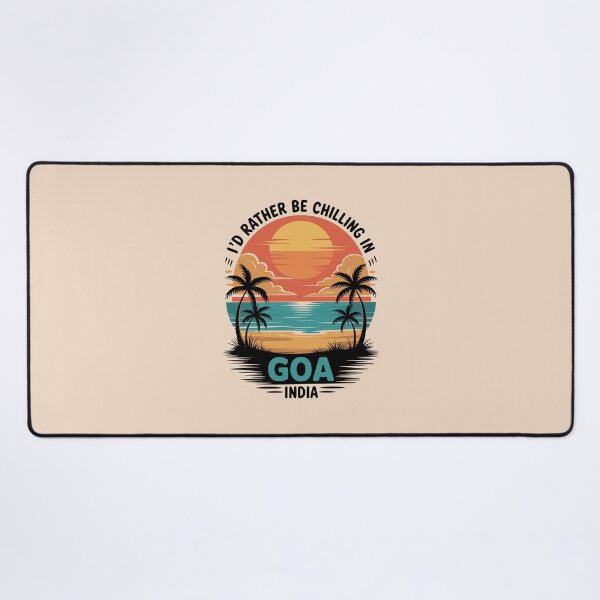 Item preview, Goa India Poster – Tropical Sunset Party Travel Wall Art designed and sold by paulo silveira.