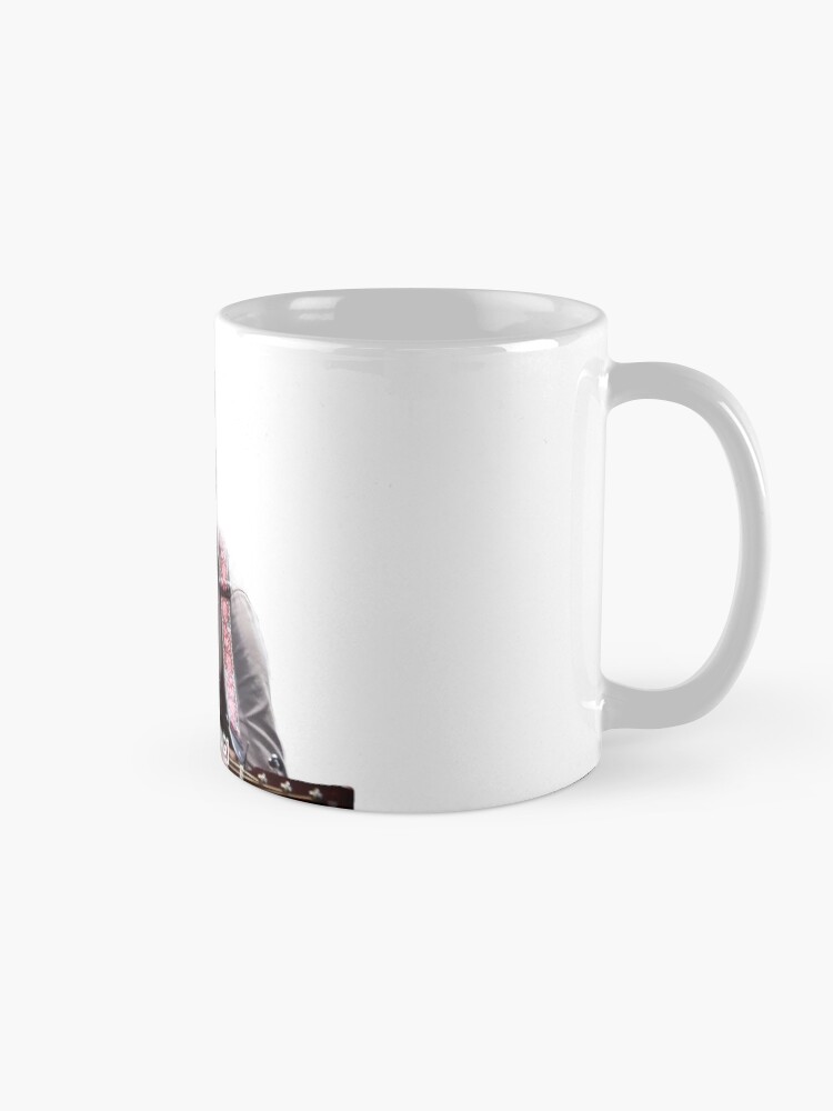 Thumbnail 5 of 6, Coffee Mug, Jake Peralta screaming with guitar designed and sold by ellalucy.