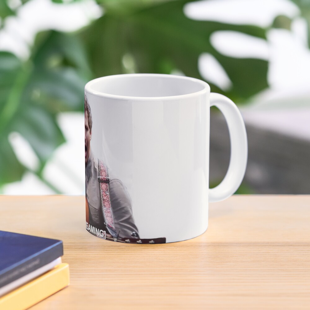 Jake Peralta screaming with guitar Mug