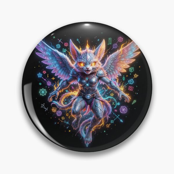 Item preview, The metaphysics of flight in the symbolism of the ethereal guardian designed and sold by KunstGeist.