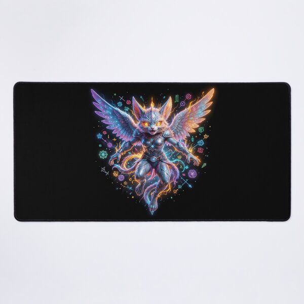 Item preview, The metaphysics of flight in the symbolism of the ethereal guardian designed and sold by KunstGeist.