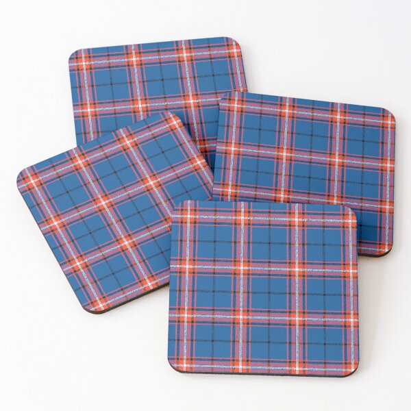 Item preview, OKC Thunder plaid tartan  designed and sold by Broken Antler Designs .